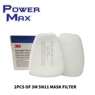 3M 5N11 MASK FILTER (1 PACK OF 2 PCS FILTER )