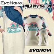 EvoNova 2024 New Design JERSEY Baju Tshirt Lelaki Family Day Short Sleeves Full Sublimation Couple S