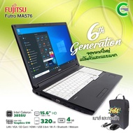โน๊ตบุ๊ค FUJITSU Futro MA576 Celeron Gen6 /RAM 4GB /HDD 320GB /15.6"/WiFi /HDMI /Bluetooth /Webcam /สินค้า USED สภาพดี By Comdee2you