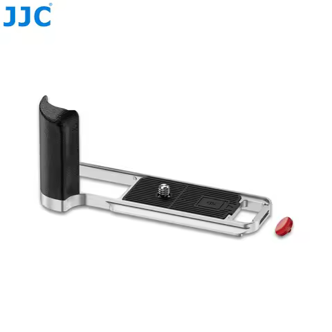 JJC X-E5 L-Shape Hand Grip with Shutter Button for Fuji Fujifilm XE5 XE-5 Handgrip Handle Built-in Q