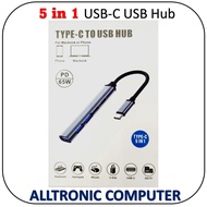5 in 1 High Speed USB C Type C to USB Hub ( 2x USB C ,  1x USB3.0 and 2x USB 2.0) S-803