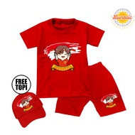 Bju Pants Clothing 2 to 9 Years Amak Kmerdekan Wanset Hut Ri 17 August Oneset Suit 1 Set Girls Boys 