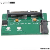UUMIR M.2 NGFF SSD to 2.5in SATA3 Board, 2.5 Inch 22*42mm Adapter Card, Universal Compatibility High