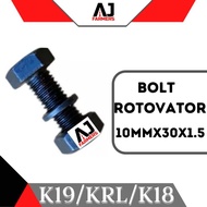 Bolt K19 / KRL / K18 Rotovator Hi-Tensile Kubota Tractor 10mm x 30 x 1.5