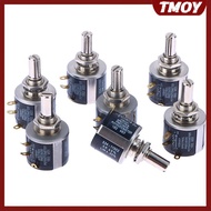 TMOY 1pc 534-1-1 Spectorl Precision Coil Wire Wound Potentiometer 534 2w 100R 200R 500R 1K 2K 5K 10K
