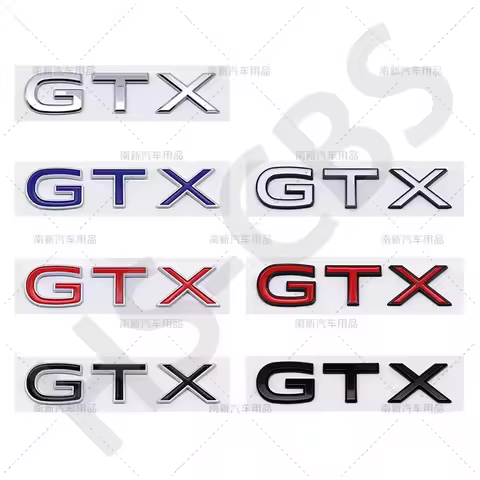 ABS GTX Badge Emblem Sticker Rear Trunk Decal Door Luggage For ID4 ID3 ID5 ID6 Car Styling GTX Logo 