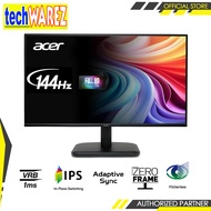Acer EK251Q P6bi Monitor - 24.5-inch FullHD 1920x1080 144Hz 1ms IPS LCD Monitor with Tilt Adjustment