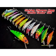 SINKING MINNOW SLAYER 50s Limited Colour Minnow / Sinking minnow / Sebarau PB savior 50s