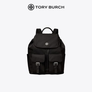 TORY BURCH กระเป๋าเป้สะพายหลังผู้หญิง Nylon Flap 85061