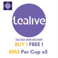 [ᴀᴜᴛᴏᴄʟᴀɪᴍ] Tealive Voucher Buy 1 Free 1 | 6 in 1 Instant Digital Vouchers