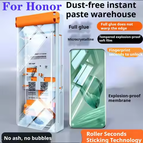 Honor200Pro Roller Second Stickers Honor90 Pro Curved Screen Protector For Honor 100Pro 70Pro+ Ceram