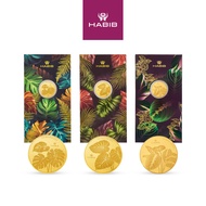 HABIB Tropical Plant Collection | 999.9 Gold Wafer Coin (0.20g)