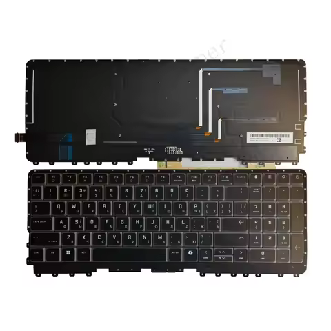 S+ New for HP OMEN MAX 16-AH TPN-I143 16-ah0043dx Russian Keyboard RGB Backlit