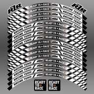 Motorcycle Rim Wheel Hub Sticker Reflective17 Inch For KTM DUKE 200 250 390 790 RC 390 125