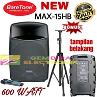 Speaker Aktif Portable Meeting BARETONE MAX15HB MAX 15HB MAX 15 HB