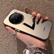 เคส Vivo X100 5G เคส Vivo X100 Pro เคส กรณีโทรศัพท์กันกระแทกตัวอักษรโชคดีสวมกรณีโทรศัพท์แข็ง