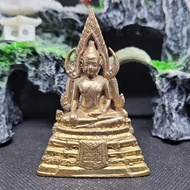 Thai amulet Phra Buddha Chinnaraj 成功佛 金身 底部 庙土，经粉，Tarkut
