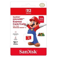 SanDisk - SWITCH 2 SanDisk 256GB MicroSD Express Card【D50】【0185】香港行貨