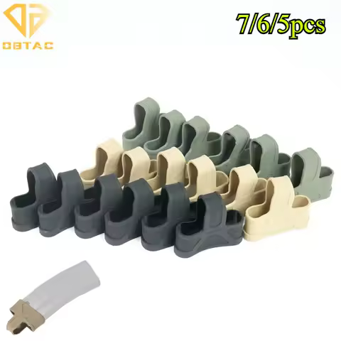 7/6/3pcs Tactical NATO 5.56 Rubber Cage Loops Fast Mag 5.56 Magazine Pouch for Airsoft M4/M16 Magazi