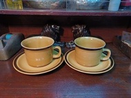 經典懷舊 咖啡杯/茶杯 一對