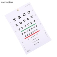 [openwaterc] Premium Snellen Eye Chart Wall Chart Plastic Waterproof Snellen Charts For Eye Test Exa