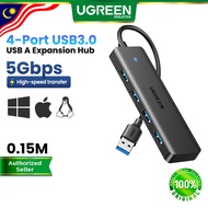 UGREEN 4 Port USB 3.0 Hub 5Gbps Fast Speed File Transfer USB A Mouse Keyboard Printer Laptop PC PS5 