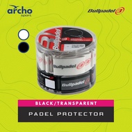 BULLPADEL Padel Racket Protector Transparent Black Padel Frame Racket Protector - Padel Protector