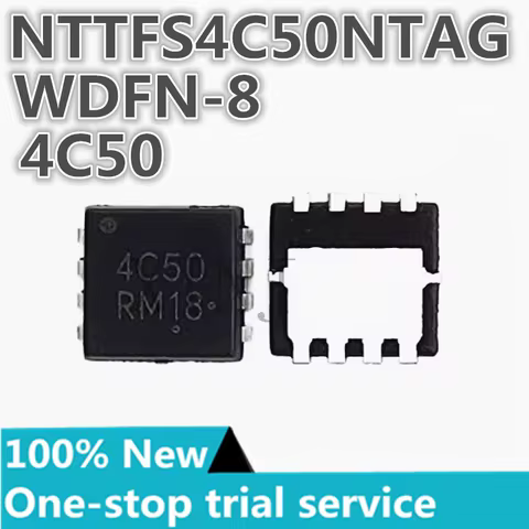 5-100PCS %New original NTTFS4C50NTAG 4C50 For XBOX ONE S Q9D2 Q9D4 Q9E2 Compatible Mosfet IC Channel