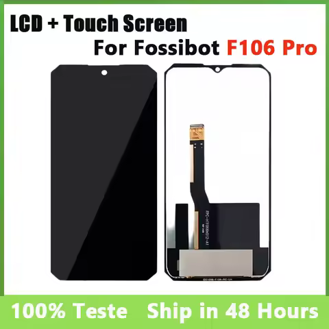 100% Tested Original For Fossibot F106 Pro LCD Display FOSSIBOT F106Pro Touch Screen F106pro Digitiz