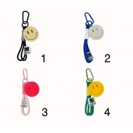 Smile Face Color Keychain Strap(4c)