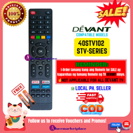 Devant Smart TV Remote Control Replacement model 40STV102 STV-SERIES 32-55STV102 for Smart TV Devant
