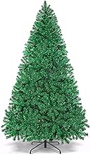 6ft 1000-Tip Green Unlit Artificial Christmas Tree with Metal Base - by Choiana