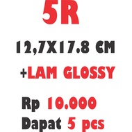 Photo Printing Package 5R+ GLOSSY Page (5PCS)