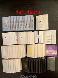 $8/1, $60/10 perfume 香水 anna sui furla tommy bulgari body shop