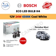 BOSCH Eco H4 LED Headlamp Bulb Cool White (2pcs) 12V 24W for Perodua Myvi 1st Gen (2005-2011) Lampu 