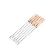 Fork for shop petit chocolate chocolate fondue of cloth pick length (24cm) wooden hand for cheese fondue