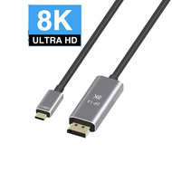 Cáp chuyển Type-c sang DP Displayport 1.4 dài 2 mét độ phân giải 8k@60hz 4k@144hz 2k@240hz sắc nét