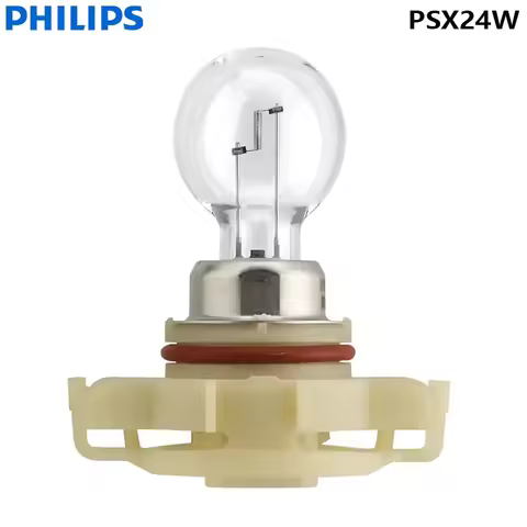 Philips Original HiPerVision PSX24W 12276 Car Halogen 12V 24W PG20/7 Front Fog Light Standard Auto L