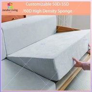 Customized-60D/50D/35D High Density Sponge Foam Sofa Cushion, for Mattress/Bay Window/Beach/Couch Pa