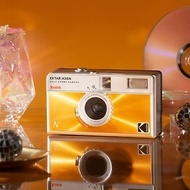 【Kodak 柯達】復古底片相機 半格機 H35N 炫光橘+隨機底片