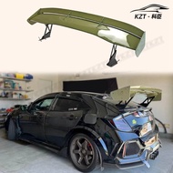 For Honda Civic Fk7 Fk8 Vtx5 Style Rear Gt Spoiler Yellow Kevlar