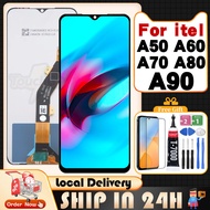 For Itel A50 / A60 / A70 / A80 / A90 LCD Screen + Tempered Glass + Glue + Tools
