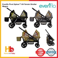 Evenflo Pivot Xplore™ All-Terrain Stroller Wagon (READY STOCK)
