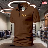 SopiahStore T-Shirt Men'sPOLO Shirt with Collar 711 Gold/ Men's Wangki T-Shirt PremiumPOLOS Best T-S