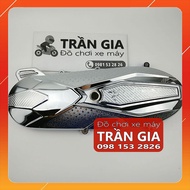 [FreeshipMAX] Ốp lốc máy xe AB airblade 2016-2017-2018-2019 che nồi cacbon xi inox - phụ kiện trang 