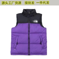 ♂☁THE NORTH FACE เสื้อกั๊กเสื้อกล้ามผ้าฝ้ายขนเป็ดเวอร์ชัน1996สำหรับผู้ชายและผู้หญิงเสื้อกั๊กกำมะหยี่