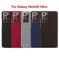 Samsung Galaxy Note 20 Ultra Note 20 Phone Case Luxury Fabric Leather Canvas Pattern Protective Shell