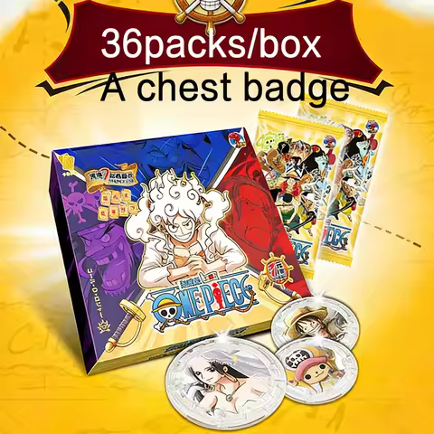 Bandai One Piece Anime Booster Box, Rare Cards Featuring Luffy, Zoro, and Ace from One Piece, Collec