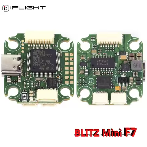 IFlight BLITZ Mini F7 F722 Firmware Flight Control Betaflight OSD (AT7456E) MPU6000 Gyro Dshot/PWM O