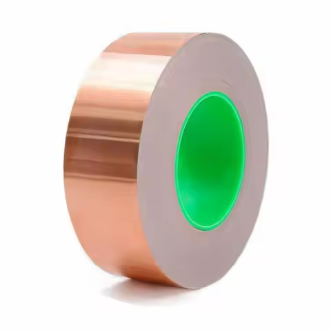 3~50mm *25M Double Sided Conduct Copper Foil Tape Mask Electromagnetic Shielding double side conduct